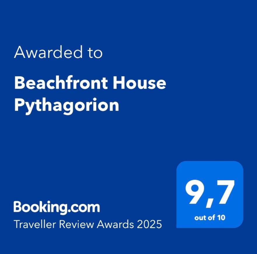 Beachfront House Pythagorion Exteriér fotografie